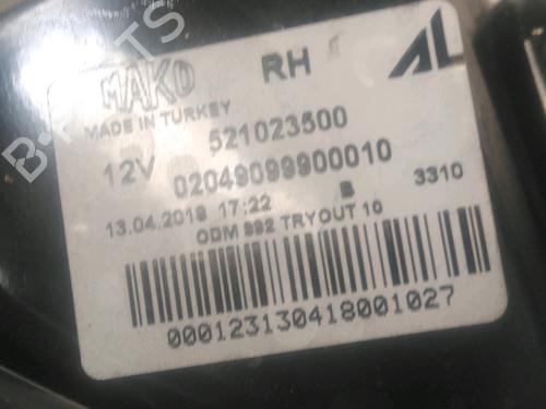 Used Right taillight Right taillight FIAT PANDA (312_, 319_) 1.2 (312PXA1A) (69 hp) 27470623 27470623