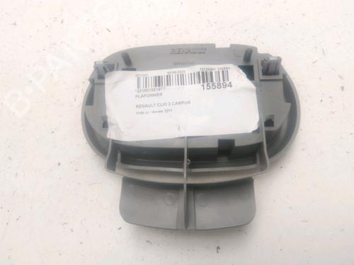 Plafonier Plafonier RENAULT CLIO II (BB_, CB_) 1.2 16V (BB05, BB0W, BB11, BB27, BB2T, BB2U, BB2V, CB05,... (75 hp) 26702881 26702881