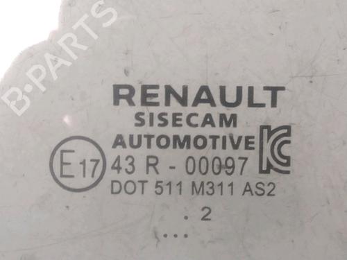 Used Rear right door window RENAULT CLIO V (B7_) 1.5 Blue dCi 100 (B7AD) (101 hp) 29046784