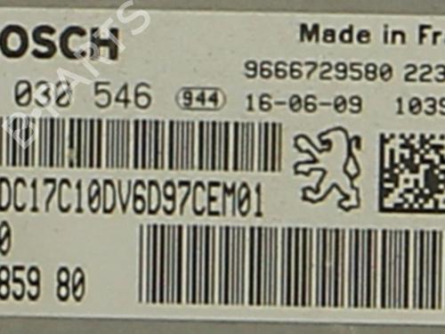 Engine control unit (ECU) PEUGEOT PARTNER Box Body/MPV 1.6 HDi | BP38714612M57  - Image 5
