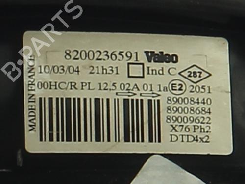 Used Right headlight Right headlight RENAULT KANGOO (KC0/1_) 1.5 dCi (KC07) (65 hp) 39572692 39572692