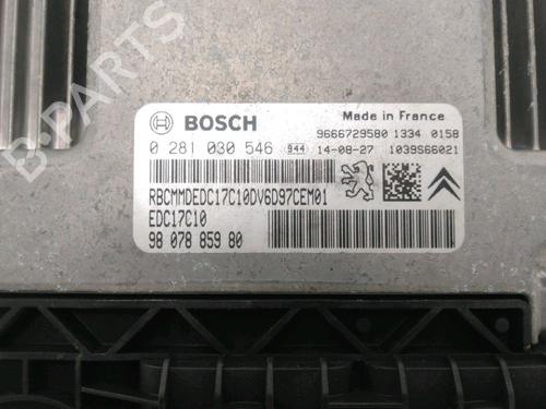 Used Engine control unit (ECU) PEUGEOT PARTNER Box Body/MPV 1.6 HDi (90 hp) 19932808