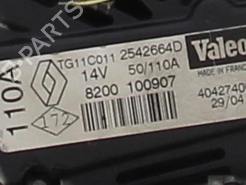 Generator RENAULT CLIO II (BB_, CB_) 1.5 dCi (B/CB07) | BP30825294M7