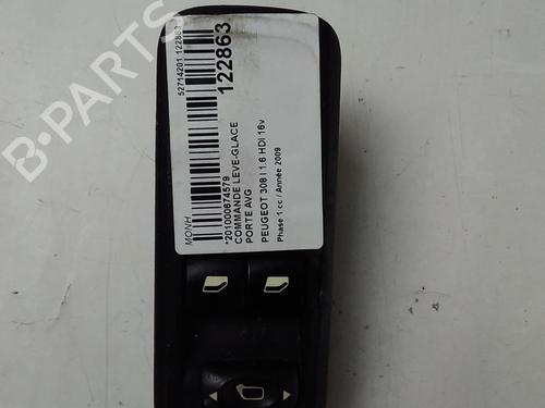 Used Left front window switch Left front window switch PEUGEOT 308 I (4A_, 4C_) 1.6 HDi (90 hp) 15755981 15755981