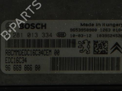 Engine control unit (ECU) CITROËN C4 Grand Picasso I (UA_) 1.6 HDi | BP31796536M57