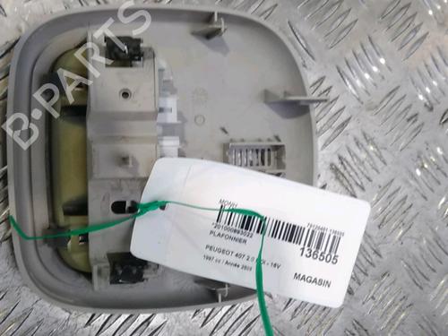 Interior roof light PEUGEOT 407 (6D_) 2.0 HDi 135 (6DRHRH, 6DRHRE, 6DRHRG, 6DRHRJ) | BP14964826I8 