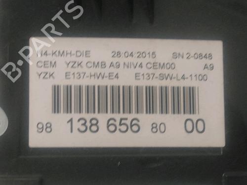 Used Instrument cluster PEUGEOT 2008 I (CU_) 1.6 BlueHDi 120 (120 hp) 26280949