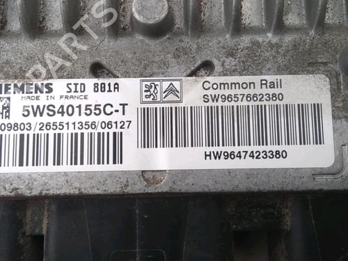 Used Engine control unit (ECU) Engine control unit (ECU) PEUGEOT PARTNER Box Body/MPV (5_, G_) 2.0 HDi (90 hp) 35887400 35887400