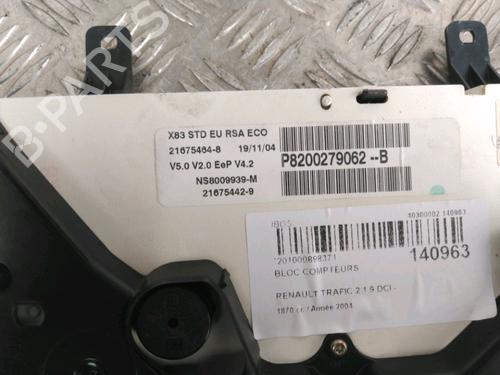 Used Instrument cluster Instrument cluster RENAULT TRAFIC II Bus (JL) 1.9 dCI 100 (JL0C, JL0K) (101 hp) 15276976 15276976
