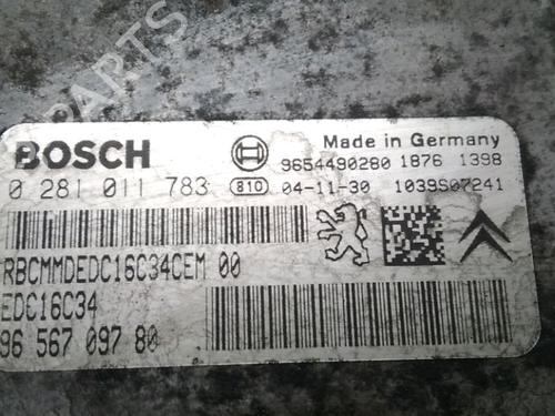 Used Engine control unit (ECU) PEUGEOT 206 Hatchback (2A/C) 1.4 HDi eco 70 (68 hp) 19069662
