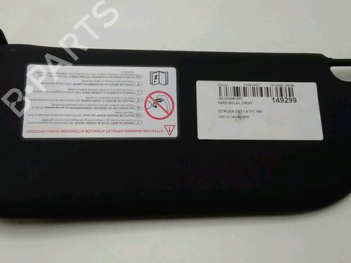 Right sun visor CITROËN DS3 (SA_) 1.4 VTi 95 | BP18035450I2 