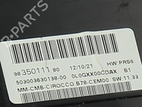 Used Instrument cluster CITROËN GRAND C4 SPACETOURER (3A_, 3E_) 1.5 BlueHDi 130 (131 hp) 32038664