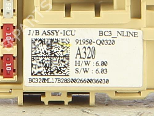 Used Fuse box Fuse box HYUNDAI i20 III (BC3, BI3) 1.0 T-GDI hybrid 48V (101 hp) 39660175 39660175