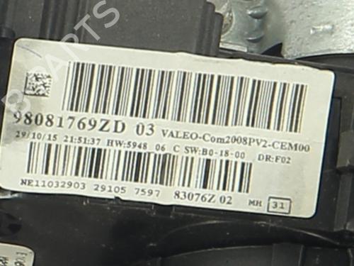 Steering column stalk PEUGEOT 2008 I (CU_) 1.2 THP 130 / PureTech 130 | BP39481926I23 - Image 6