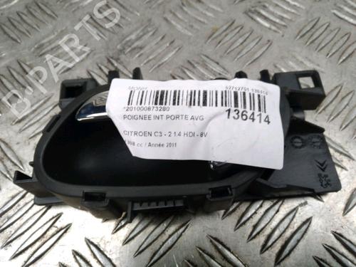 Used Front left interior door handle CITROËN C3 II (SC_) 1.4 HDi 70 (SC8HZC, SC8HR0, SC8HP4) (68 hp) 13081123
