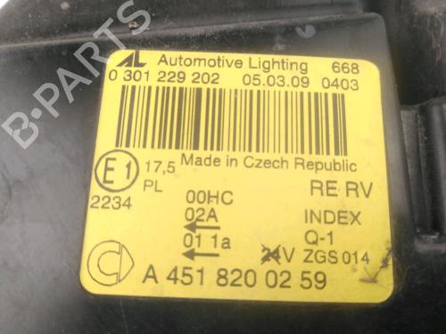 right-headlight-smart-fortwo-cabrio-451-2007-40518836 main image