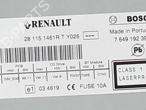 Radio RENAULT TWINGO II (CN0_) 1.5 dCi 75 | BP31152074E6