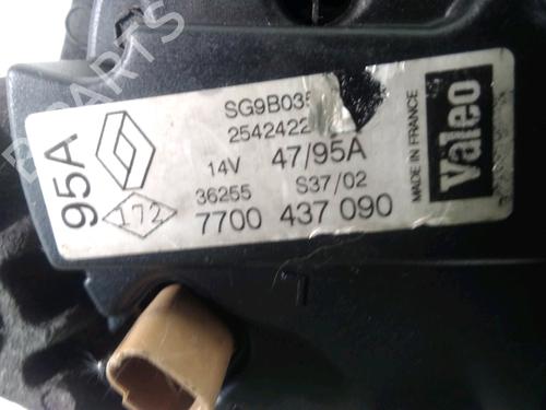 Used Alternator RENAULT CLIO II (BB_, CB_) 1.2 16V (BB05, BB0W, BB11, BB27, BB2T, BB2U, BB2V, CB05,... (75 hp) 25623166