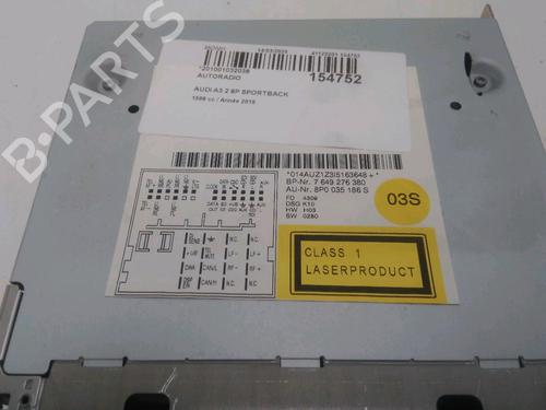 Used Radio AUDI A3 Sportback (8PA) 1.6 TDI (105 hp) 24882061