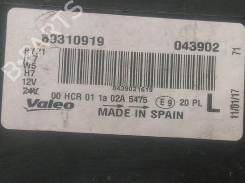 Used Left headlight BMW 1 (E87) 118 d (122 hp) 28159882