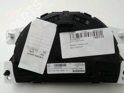 Used Instrument cluster Instrument cluster RENAULT TWINGO III (BCM_, BCA_) 0.9 TCe 90 (BCM9, BCM2) (90 hp) 18125274 18125274