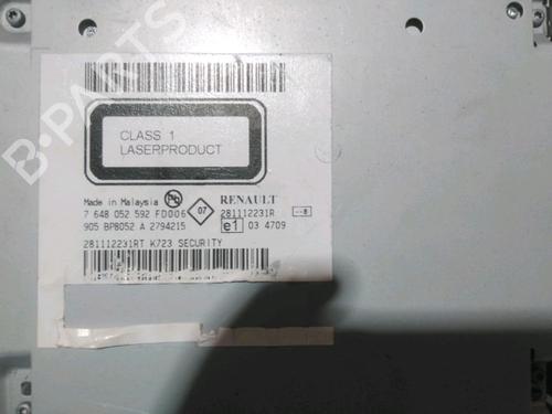 Used Radio Radio RENAULT TWINGO II (CN0_) 1.2 16V (CN04, CN0B) (75 hp) 17823848 17823848