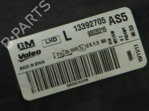 Lyskaster venstre OPEL CORSA D (S07) 1.3 CDTI (L08, L68) (95 hp) 31325624