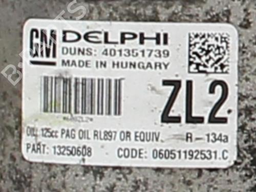 Used AC compressor OPEL MERIVA B MPV (S10) 1.4 (75) (100 hp) 30825298
