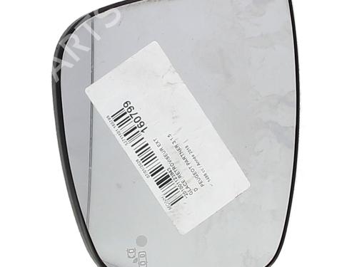 Used Right mirror glass PEUGEOT PARTNER Box Body/MPV (K9) 1.5 BlueHDI 130 (131 hp) 32038719