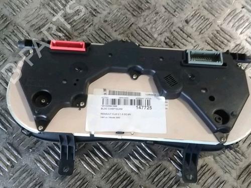 Used Instrument cluster RENAULT CLIO II (BB_, CB_) 1.5 dCi (B/CB08) (82 hp) 16931557