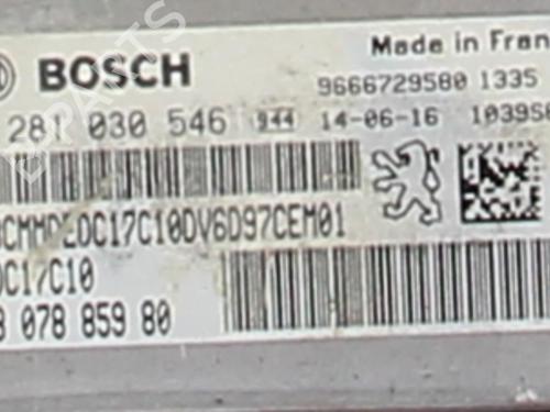 Engine control unit (ECU) PEUGEOT PARTNER Box Body/MPV 1.6 HDi | BP31055548M57 - Image 2