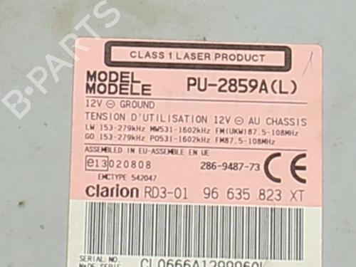 Radio PEUGEOT 206+ (2L_, 2M_) 1.4 HDi eco 70 | BP29985570E6 