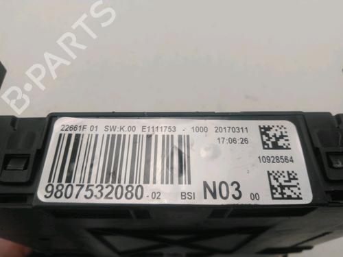 Used Fuse box Fuse box PEUGEOT 208 I (CA_, CC_) 1.6 BlueHDi 100 (100 hp) 22920512 22920512