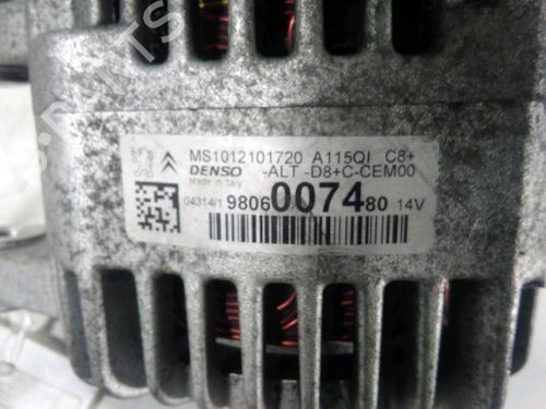 Used Alternator NISSAN QASHQAI / QASHQAI +2 I (J10, NJ10, JJ10E) 1.5 dCi (110 hp) 25623145
