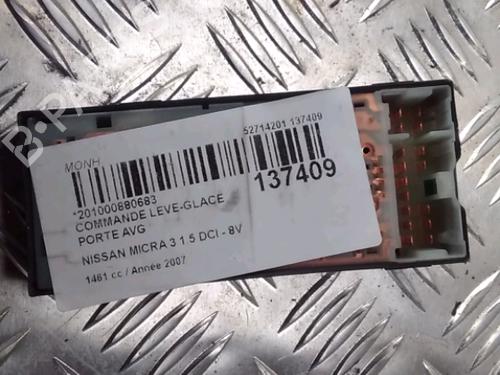 Left front window switch NISSAN MICRA III (K12) 1.5 dCi | BP13418743I27 