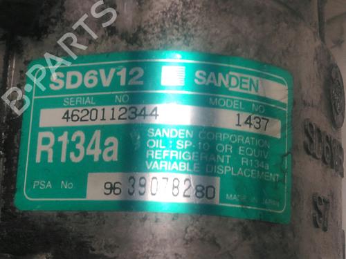 Used AC compressor PEUGEOT 307 (3A/C) 2.0 HDi 90 (90 hp) 25126245
