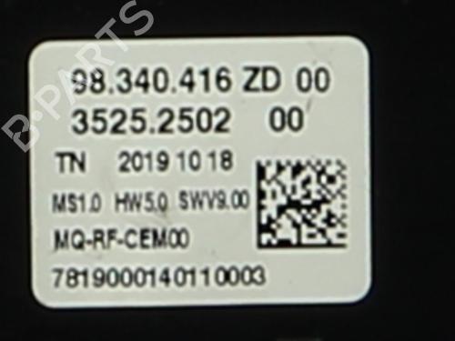 Used Climate control Climate control PEUGEOT PARTNER Box Body/MPV (K9) 1.5 BlueHDI 130 (131 hp) 32038651 32038651