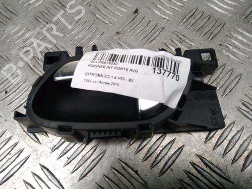 Venstre foran invendig håndtak CITROËN C3 II (SC_) 1.4 HDi 70 (SC8HZC, SC8HR0, SC8HP4) (68 hp) 13081128