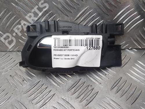 Used Front left interior door handle PEUGEOT 5008 (0U_, 0E_) 1.6 HDi (112 hp) 11517859