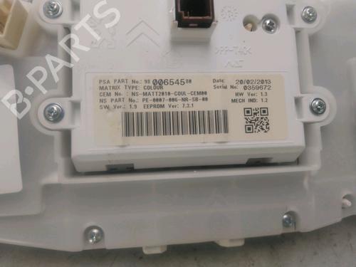 Used Instrument cluster Instrument cluster PEUGEOT 208 I (CA_, CC_) 1.6 VTi (120 hp) 28086863 28086863
