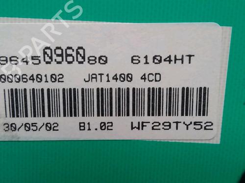 Instrument cluster PEUGEOT 206 Hatchback (2A/C) 1.4 HDi eco 70 | BP18968737C47 