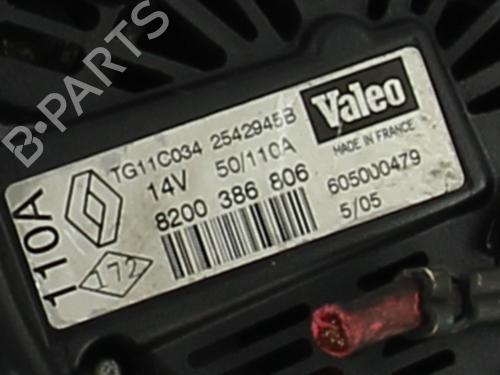 Alternator RENAULT MEGANE II (BM0/1_, CM0/1_) 1.5 dCi (BM02, BM13, BM2A, CM02, CM13) | BP30825286M7