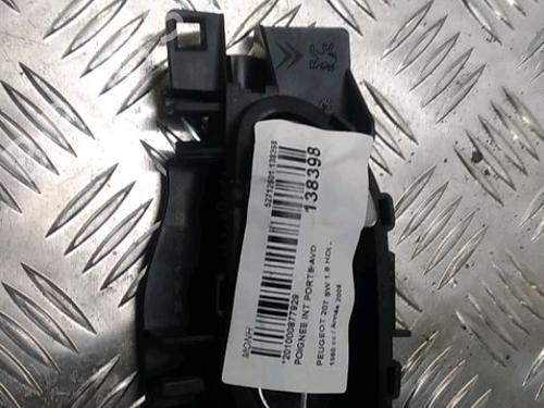 Used Front right interior door handle Front right interior door handle PEUGEOT 207 SW (WK_) 1.6 HDi (90 hp) 13614850 13614850