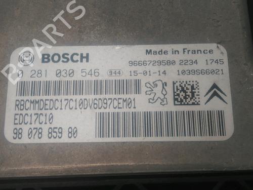 Used Engine control unit (ECU) CITROËN BERLINGO Box Body/MPV (B9) 1.6 HDi / BlueHDi 75 (75 hp) 27268243
