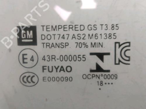 Used Front right door window OPEL ASTRA K Sports Tourer (B16) 1.6 CDTi (35) (110 hp) 28712676