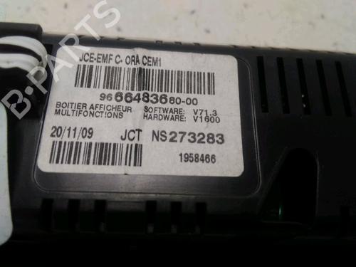 Multifunctionele display PEUGEOT 5008 (0U_, 0E_) 2.0 HDi 150 / BlueHDi 150 (150 hp) 28121245