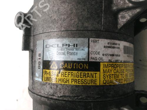 Used AC compressor AC compressor RENAULT MEGANE II Coupé-Cabriolet (EM0/1_) 1.9 dCi (120 hp) 21392240 21392240