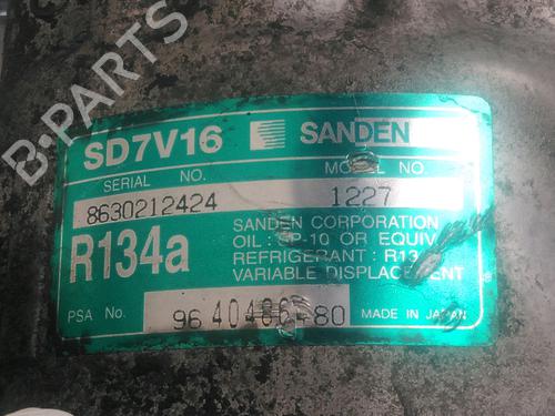 Used AC compressor AC compressor PEUGEOT EXPERT Van (222) 2.0 HDI (94 hp) 25126229 25126229