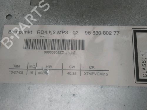 Radio CITROËN C5 III (RD_) 1.6 HDi 110 (RD9HZC) | BP28970173E6 