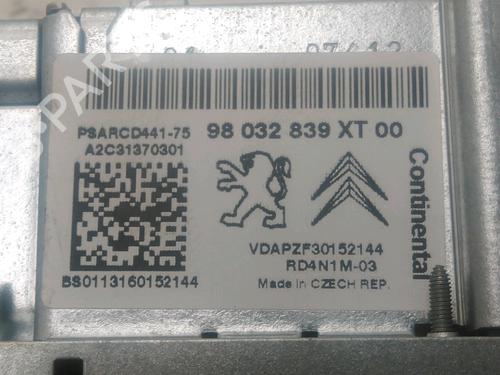 Used Radio Radio CITROËN BERLINGO MULTISPACE (B9) 1.6 HDi 90 (92 hp) 25796615 25796615